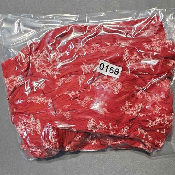 Davi & Dani 1XL EUC Floral Redish Orange Jumpsuit PTP 26 Inseam 24 - Picture 6 of 6